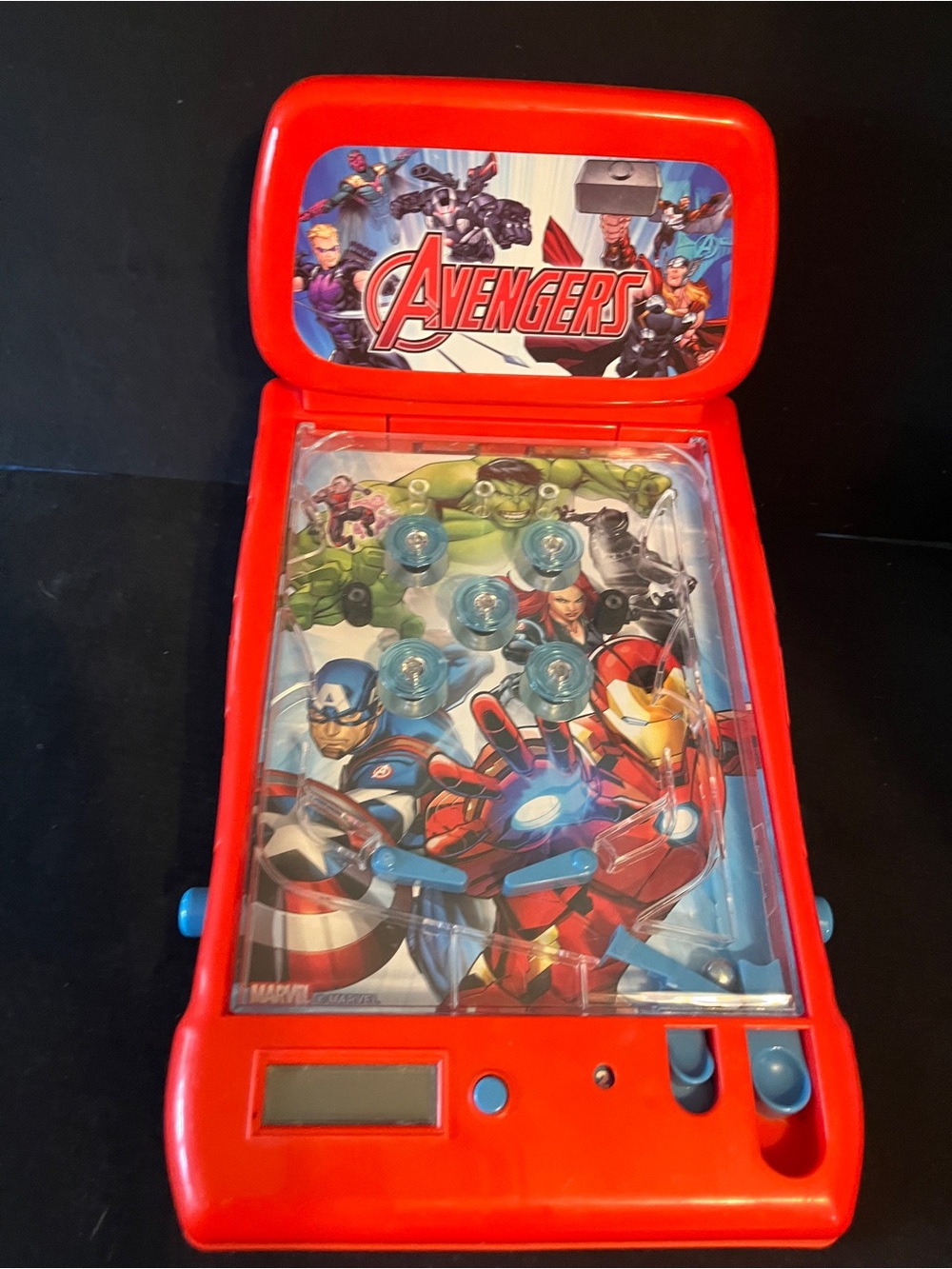 Marvel Avengers Pinball Game with Lights and Sounds